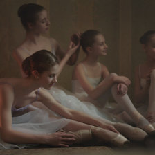 Схема вышивки «Балерины»