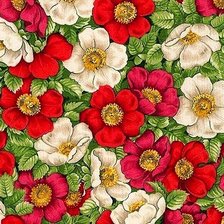 Оригинал схемы вышивки «цветы» (№1713341)
