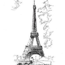Оригинал схемы вышивки «Париж» (№1719002)