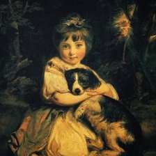 Оригинал схемы вышивки «Joshua Reynolds - Miss Bowles, 1775» (№1733649)