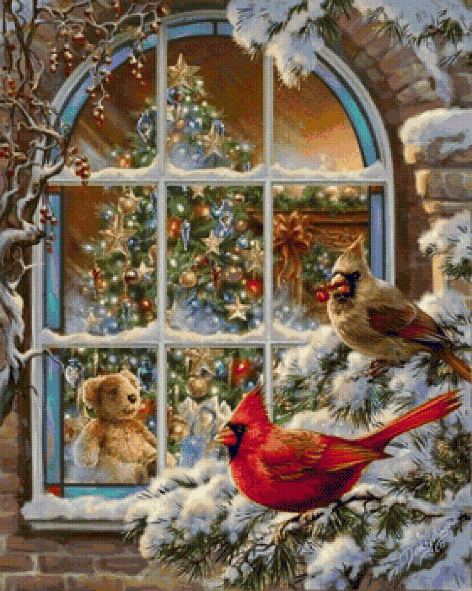 Christmas window - предпросмотр