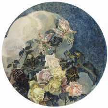 Схема вышивки «Врубель "Розы и лилии"2»
