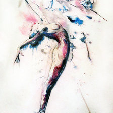 Оригинал схемы вышивки «Балерина» (№1745329)