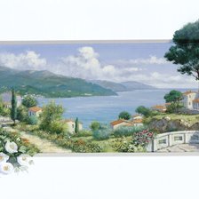 Оригинал схемы вышивки «средиземноморский пейзаж» (№1751406)