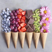 Схема вышивки «Мороженое»