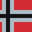 Предпросмотр схемы вышивки «норвежский флаг» (№1757105)