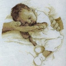 Схема вышивки «новорожденный»