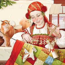 Схема вышивки «рождественская сказка»