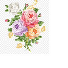 Оригинал схемы вышивки «Розы» (№1808628)