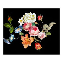 Оригинал схемы вышивки «Серия "Подушки". Розы, лилии, тюльпаны» (№1841883)