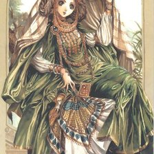 Оригинал схемы вышивки «анимэ принцесса» (№1843340)