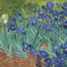 Оригинал схемы вышивки «Van Gogh Irises» (№1852437)