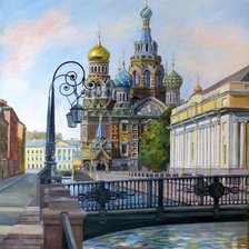 Схема вышивки «Санкт-Петербург»