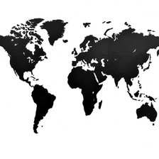 Схема вышивки «Карта Мира»