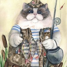кот-рыбак