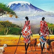 Схема вышивки «У подножия Килиманджаро»