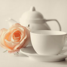 Схема вышивки «чайная роза»