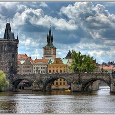 Схема вышивки «Прага, Карлов Мост»