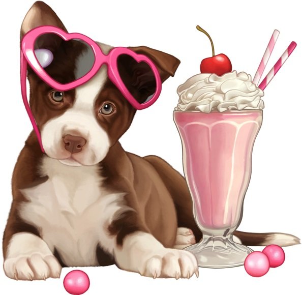 cane cagnolino dog - dog summer ice cream cane estate gelati cuccioli - оригинал