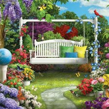 Цветущий сад