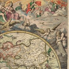 Схема вышивки «Карта мира 1680 г (верх -3)»