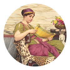 Оригинал схемы вышивки «Портрет девушки. Уменьшенный вариант» (№1926733)