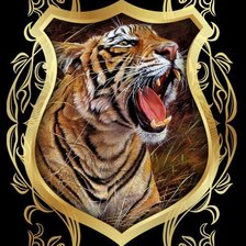 Оригинал схемы вышивки «Тигр» (№1929411)