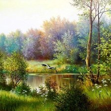 Схема вышивки «Forests & Nature.»