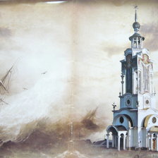 Схема вышивки «Церьковь маяк Крым 2»
