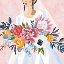 Оригинал схемы вышивки «Невеста» (№1948301)