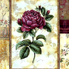 Оригинал схемы вышивки «Роза. Винтаж.» (№1952294)