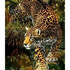 Оригинал схемы вышивки «Леопард.» (№1956632)
