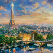 Схема вышивки «Paris,City of Love.»