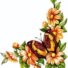 Оригинал схемы вышивки «цветы» (№1972508)