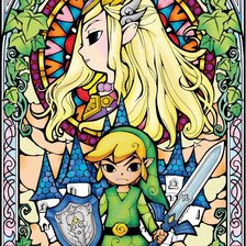 Схема вышивки «Zelda.»