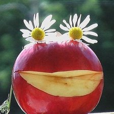 Схема вышивки «Глазастое яблочко»
