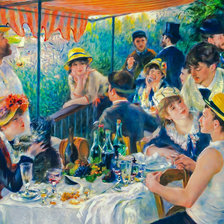 Схема вышивки «Luncheon of the Boating Party.»