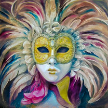 Схема вышивки «Carnival Mask.»