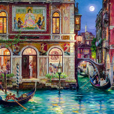 Схема вышивки «Romantic Venice.»