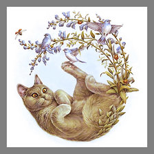 Оригинал схемы вышивки «Серия "Коты".» (№2001887)