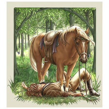Оригинал схемы вышивки «Конь.» (№2006113)