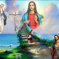 Оригинал схемы вышивки «Иисус Христос» (№2007338)