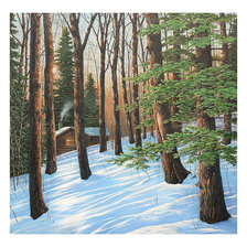 Оригинал схемы вышивки «Зимний лес.» (№2009775)