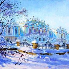 Оригинал схемы вышивки «мариинский дворец(киев)» (№2014307)
