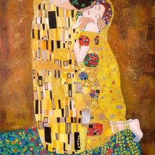 Схема вышивки «Поцелуй, Густав Климт»