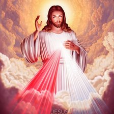 Оригинал схемы вышивки «Иисус» (№2019961)