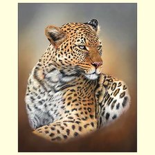 Оригинал схемы вышивки «Леопард.» (№2034138)