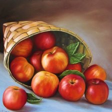 Схема вышивки «Яблочный урожай»