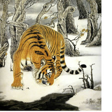 Оригинал схемы вышивки «Тигр» (№2039269)