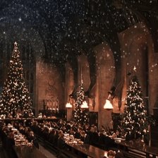 Оригинал схемы вышивки «Hogwarts Christmas» (№2040823)